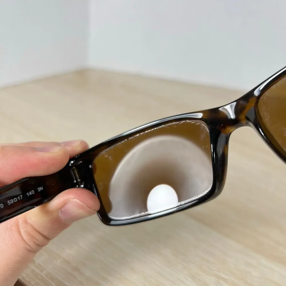 Ray-Ban RB4151 710 Sunglasses Tortoise Rectangular READ DESC 59-17-140 ITALY